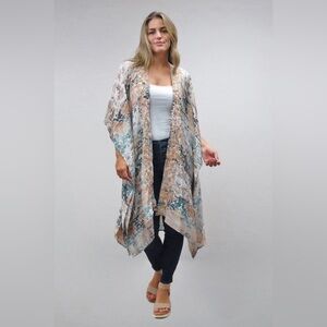 Love Kyla Embroidered Boho Kimono | Size XL